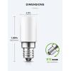 imageLOHAS LED C7 S6 Night Light Bulb 15 Watt Light Bulbs Equivalent15W Mini LED Bulb Candelabra E12 Base SoftWarm White 3000K LED Small Light for Bedroom Salt Lamp6 PACKSoft White