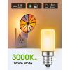 imageLOHAS LED C7 S6 Night Light Bulb 15 Watt Light Bulbs Equivalent15W Mini LED Bulb Candelabra E12 Base SoftWarm White 3000K LED Small Light for Bedroom Salt Lamp6 PACKSoft White