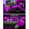 imageLOHAS Purple LED Light Bulbs 5W A15 Colored Light Bulb with E26 Medium Base 40 Watt Equivalent Purple Light Bulbs Holiday Lighting Home Lighting 2 Pack