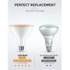 imageLOHAS Yellow Bug Light Bulbs Outdoor PAR38 LED Flood Light Outside 150200W Equivalent 2000K NonAttracting 15W 1100LM NonDimmable Amber Porch Lights E26 Base for Patio Backyard Party 2 PackOrange
