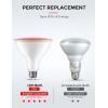 imageLOHAS Yellow Bug Light Bulbs Outdoor PAR38 LED Flood Light Outside 150200W Equivalent 2000K NonAttracting 15W 1100LM NonDimmable Amber Porch Lights E26 Base for Patio Backyard Party 2 PackRedgreen