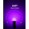 imageL LOHAS LED Halloween Purple LED Light Bulbs Outdoor A19 9W60W Equivalent Purple Colored Light Bulb E26 Base NonDim 2Pack