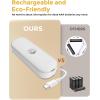 imageL LOHAS LED Motion Sensor Night Light 2 Pack StickOn LED Night Light Wall Lights Closet Lights Stair Lights Motion Activated Nightlight for Hallway Bathroom Kitchen Cabinet StairsElliptical
