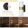 imageL LOHAS LED Motion Sensor Night Light Rechargeable Battery Night Light Cordless LED Wall LightsAdjustment Brightness Nightlight for Bedroom Hallway Kitchen 1PACK