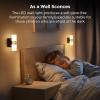 imageL LOHAS LED Motion Sensor Night Light Rechargeable Battery Night Light Cordless LED Wall LightsAdjustment Brightness Nightlight for Bedroom Hallway Kitchen 1PACK