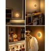imageL LOHAS LED Motion Sensor Night Light2 Pack Rechargeable Battery Night LightStickOn Closet LightBattery Operated Lights for BathroomBedroom Kitchen Stairs Hallway