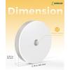imageL LOHAS LED Motion Sensor Night Light2 Pack Rechargeable Battery Night LightStickOn Closet LightBattery Operated Lights for BathroomBedroom Kitchen Stairs Hallway