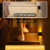 imageL LOHAS LED Night Light 2 Pack Dimmable Modern LED Night Lights Plug into WallDusk to Dawn Sensor Night Lights for Kid 0100LM 3000K Soft White Nightlight for Hallway Bedroom StairwayBlackAmber