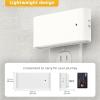 imageL LOHAS LED Night Light 2 Pack Dimmable Modern LED Night Lights Plug into WallDusk to Dawn Sensor Night Lights for Kid 0100LM 3000K Soft White Nightlight for Hallway Bedroom StairwayWhite