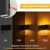 imageL LOHAS LED Night Light 2 Pack Dimmable Modern LED Night Lights Plug into WallDusk to Dawn Sensor Night Lights for Kid 0100LM 3000K Soft White Nightlight for Hallway Bedroom StairwayBlackAmber