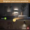 imageL LOHAS LED Night Light 2 Pack Dimmable Modern LED Night Lights Plug into WallDusk to Dawn Sensor Night Lights for Kid 0100LM 3000K Soft White Nightlight for Hallway Bedroom StairwayBlack5000K