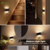 imageL LOHAS LED Night Light 2 Pack Dimmable Modern LED Night Lights Plug into WallDusk to Dawn Sensor Night Lights for Kid 0100LM 3000K Soft White Nightlight for Hallway Bedroom StairwayBlack