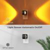 imageL LOHAS LED Night Light Projector Nights Light Plug into Wall Dusk to Dawn Sensor Rotating Nightlight for Kids Soft White Ambient Lighting for Bathroom Gaming Room Gifts1 PackRGB Red  Green  Blue