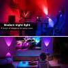 imageL LOHAS LED Night Light Projector Nights Light Plug into Wall Dusk to Dawn Sensor Rotating Nightlight for Kids Soft White Ambient Lighting for Bathroom Gaming Room Gifts1 PackRGB Red  Green  Blue