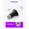imageL LOHAS LED UV Black Light Bulbs Halloween 12W A19 UV Blacklight 100 Watt Equivalent UVA Level 385400nm Wavelength Glow in The Dark for Body Art Paint Fluorescent Poster Neon Glow Party 2 Pack4 Pack