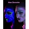 imageL LOHAS LED UV Black Light Bulbs Halloween 12W A19 UV Blacklight 100 Watt Equivalent UVA Level 385400nm Wavelength Glow in The Dark for Body Art Paint Fluorescent Poster Neon Glow Party 2 Pack4 Pack