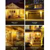 imageL LOHAS LED Yellow Bug Light Bulbs Outdoor A19 9W Bug Lights for Outside 60W Equivalent 2000K Amber Porch Light Bulb NonAttracting E26 Base NotDimmable Ideal for Patio Deck Backyard 2 PackYellow