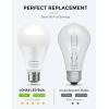 imageLOHAS A21 Bright LED Light Bulb 150W200W Equivalent LED Bulbs 23 Watt Garage Light Bulbs Daylight 5000K 2500 Lumen High Watt Super Bright Porch Light Bulb NonDimmable for Home Lighting 4 PackDaylight