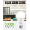 imageLOHAS A21 Bright LED Light Bulb 150W200W Equivalent LED Bulbs 23 Watt Garage Light Bulbs Daylight 5000K 2500 Lumen High Watt Super Bright Porch Light Bulb NonDimmable for Home Lighting 4 PackDaylight