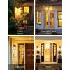 imageLOHAS Bug Light Bulb Yellow LED Bulbs Outdoor Porch Lights Amber Bedroom Night Light Bulb A15 Bugs LED Bulbs 40W Equivalent E26 Edison Bulb5W Warm LEDs Hallway Lighting Decorative Lamps4 Pack