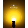 imageLOHAS Bug Light Bulb Yellow LED Bulbs Outdoor Porch Lights Amber Bedroom Night Light Bulb A15 Bugs LED Bulbs 40W Equivalent E26 Edison Bulb5W Warm LEDs Hallway Lighting Decorative Lamps4 Pack