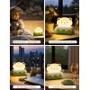 imageLOHAS Cute Night Light for Kids Kawaii Bear Lamp USB Rechargeable Color Changing RGB Decor for Bedroom Nursery LivingroomBear