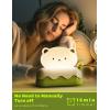 imageLOHAS Cute Night Light for Kids Kawaii Bear Lamp USB Rechargeable Color Changing RGB Decor for Bedroom Nursery LivingroomBear