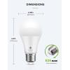 imageLOHAS Dusk to Dawn Light Bulbs Outdoor Light Sensor Bulb 60W Equivalent A19 LED Bulb Daylight 5000K 9W Photocell Sensor 900LM Auto OnOff Porch Lights E26 Base for Garage 2Pack