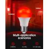 imageLOHAS Red Green Light Bulbs Outdoor Christmas Dusk to Dawn Sensor A19 Porch Lights 40W Equivalent 6W Red Green Colored Light Bulb AutoOnOff E26 Base for Party Wedding Porch Patio Backyard 4PackRed Green