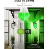 imageLOHAS Red Green Light Bulbs Outdoor Christmas Dusk to Dawn Sensor A19 Porch Lights 40W Equivalent 6W Red Green Colored Light Bulb AutoOnOff E26 Base for Party Wedding Porch Patio Backyard 4PackRed Green