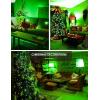 imageLOHAS Red Green Light Bulbs Outdoor Christmas Dusk to Dawn Sensor A19 Porch Lights 40W Equivalent 6W Red Green Colored Light Bulb AutoOnOff E26 Base for Party Wedding Porch Patio Backyard 4PackRed Green