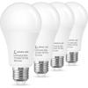 imageLOHAS A19 LED Light Bulbs 150W Equivalent 17 Watt Daylight White 5000K LED Bulbs 1600 Lumen EnergyEfficient LED BulbUL Listed E26 Medium Base NonDimmable 4 Pack