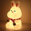 imageLOHAS Cute Night Light Bunny Night Light for Kids Baby Night Light with Touch Sensor 1W USB Rechargeable 2 ModesWarm White and Color Gradient Kawaii Room Decor for Kids Bedroom Nursery