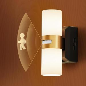 imageL LOHAS LED Motion Sensor Night Light Rechargeable Battery Night Light Cordless LED Wall LightsAdjustment Brightness Nightlight for Bedroom Hallway Kitchen 1PACK