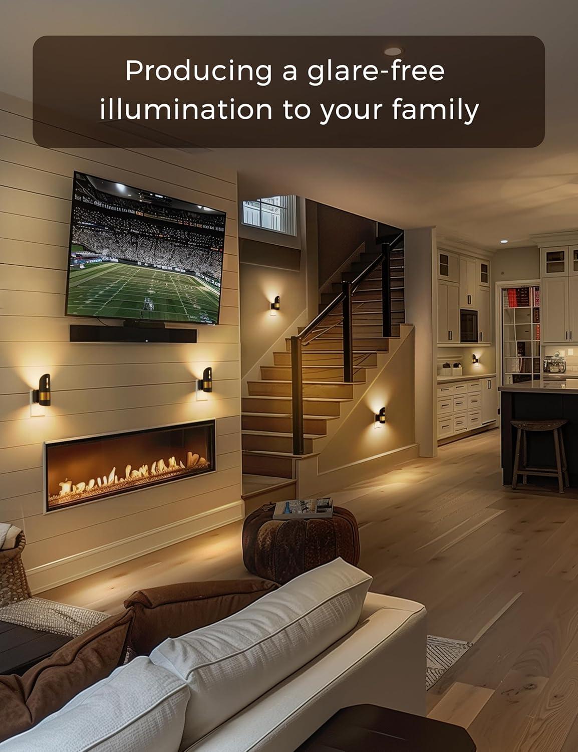 imageL LOHAS LED Night Lights Plug into Wall 2 Pack Dimmable Night Light with Dusk to Dawn Sensor0100LM Brightness Adjustable3000K Soft WhiteModern Nightlight for Adults Bathroom Hallway