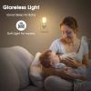 imageL LOHAS LED Dimmable Night Light2 Pack LED Night Lights Plug into Wall with Dusk to Dawn Sensor Soft White 3000k Brightness Adjustable Kids Nightlight for BedroomBaby NurseryHallwaySoft White