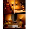 imageL LOHAS LED Motion Sensor Night Light Plug in 2 Pack Motion Activated Night Light 0100LM Dimmable 3000K Soft White Motion Sensor Light Indoor for Bathroom Hallway Bedroom Stairway Kids ElderlyAmber