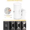 imageL LOHAS LED Motion Sensor Night Light Plug in 2 Pack Motion Activated Night Light 0100LM Dimmable 3000K Soft White Motion Sensor Light Indoor for Bathroom Hallway Bedroom Stairway Kids ElderlyDaylight WhiteWhite Shade