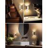 imageL LOHAS LED Motion Sensor Night Light Plug in 2 Pack Motion Activated Night Light 0100LM Dimmable 3000K Soft White Motion Sensor Light Indoor for Bathroom Hallway Bedroom Stairway Kids ElderlySoft WhiteWhite Shade