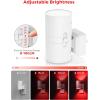 imageL LOHAS LED Night Light Night Lights Plug into Wall Color Changing Nightlight RGB with Light Sensor Home Decor for Gifts Holiday Hallway Bedroom Kids Room Christmas Halloween 2 PackRed