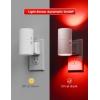 imageL LOHAS LED Night Light Night Lights Plug into Wall Color Changing Nightlight RGB with Light Sensor Home Decor for Gifts Holiday Hallway Bedroom Kids Room Christmas Halloween 2 PackRed