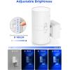 imageL LOHAS LED Night Light Night Lights Plug into Wall Color Changing Nightlight RGB with Light Sensor Home Decor for Gifts Holiday Hallway Bedroom Kids Room Christmas Halloween 2 PackBlue
