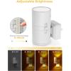 imageL LOHAS LED Night Light Night Lights Plug into Wall Color Changing Nightlight RGB with Light Sensor Home Decor for Gifts Holiday Hallway Bedroom Kids Room Christmas Halloween 2 PackAmber