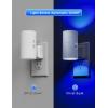 imageL LOHAS LED Night Light Night Lights Plug into Wall Color Changing Nightlight RGB with Light Sensor Home Decor for Gifts Holiday Hallway Bedroom Kids Room Christmas Halloween 2 PackBlue
