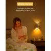 imageL LOHAS LED Night Light Night Lights Plug into Wall Color Changing Nightlight RGB with Light Sensor Home Decor for Gifts Holiday Hallway Bedroom Kids Room Christmas Halloween 2 PackAmber