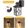 imageLOHAS LED Night Light 2 Pack Night Light Plug in DusktoDawn Soft White 3000K Rustic Wall Night Light Adjustable Brightness3060LM Sleep Nightlight Home Dcor for Nursery Bedroom Hallway