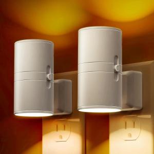 imageL LOHAS LED Night Light Night Lights Plug into Wall Color Changing Nightlight RGB with Light Sensor Home Decor for Gifts Holiday Hallway Bedroom Kids Room Christmas Halloween 2 PackAmber