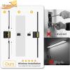 imageL LOHAS LED Battery Operated Wall Sconces Set of 2 Battery Wall Sconce 10000mAh Gold Rechargeable Sconces 6000K 283 Inch Wireless Wall Lights Sconce Wall Decor for Bedroom Living RoomGold and Black