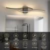 imageL LOHAS LED Battery Operated Wall Sconces Set of 2 Battery Wall Sconce 7200mAh Gold Rechargeable Sconces 3000K 316 Inch Dimmable Wireless Wall Lights Sconce Wall Decor for Bedroom Living RoomBlack