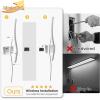 imageL LOHAS LED Battery Operated Wall Sconces Set of 2 Battery Wall Sconce 7200mAh Gold Rechargeable Sconces 3000K 316 Inch Dimmable Wireless Wall Lights Sconce Wall Decor for Bedroom Living RoomNickel